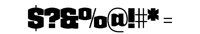 HALGap M Font OTHER CHARS