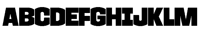HALGap M Font UPPERCASE