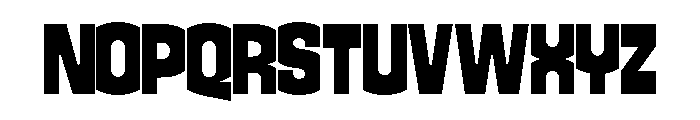 HALGap S Font UPPERCASE