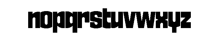 HALGap S Font LOWERCASE