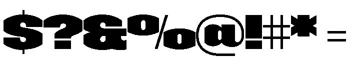 HALGap XL Font OTHER CHARS