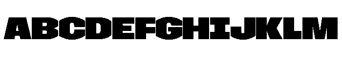 HALGap XL Font UPPERCASE