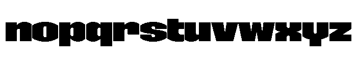 HALGap XL Font LOWERCASE