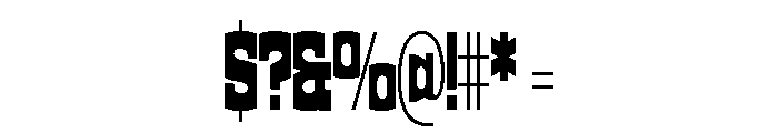 HALGap XS Font OTHER CHARS