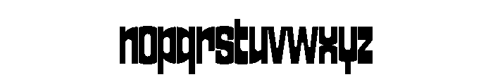 HALGap XS Font LOWERCASE