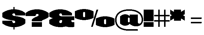 HALGap XXL Font OTHER CHARS