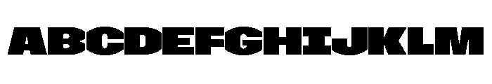 HALGap XXL Font UPPERCASE