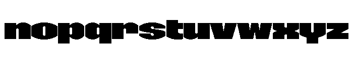 HALGap XXL Font LOWERCASE