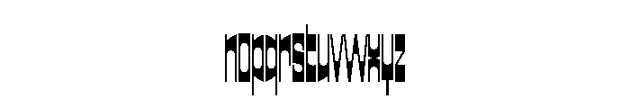 HALGap XXS Font LOWERCASE