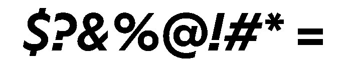 HALMagicHigh BoldOblique Font OTHER CHARS