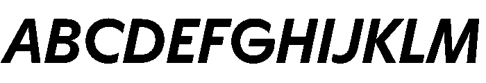 HALMagicHigh BoldOblique Font UPPERCASE