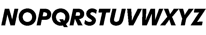 HALMagicHigh HeavyOblique Font UPPERCASE
