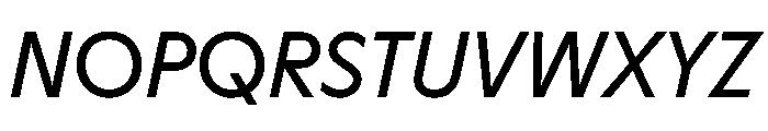 HALMagicHigh RegularOblique Font UPPERCASE