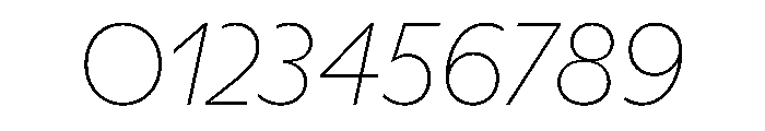 HALMagicHigh ThinOblique Font OTHER CHARS