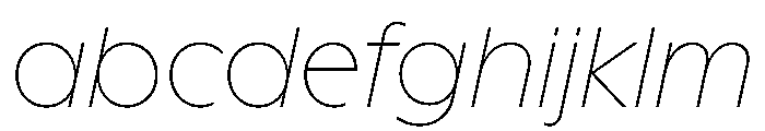 HALMagicHigh ThinOblique FONT