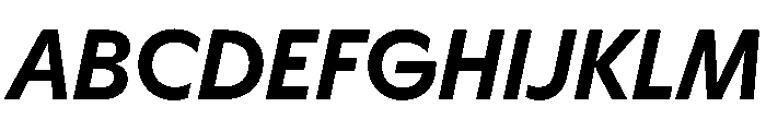 HALMagicLow BoldOblique Font UPPERCASE