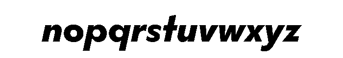 HALMagicLow BoldOblique Font LOWERCASE