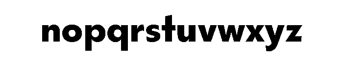 HALMagicLow Bold Font LOWERCASE