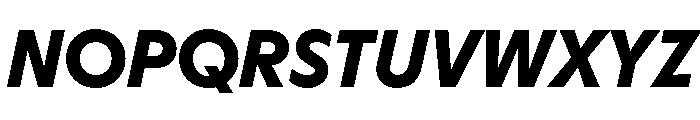 HALMagicLow HeavyOblique Font UPPERCASE