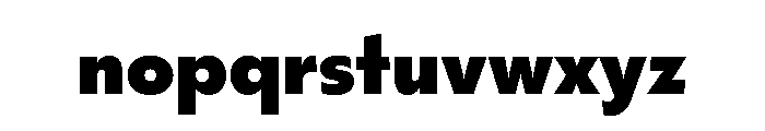 HALMagicLow Heavy Font LOWERCASE