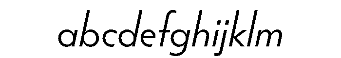 HALMagicLow LightOblique FONT
