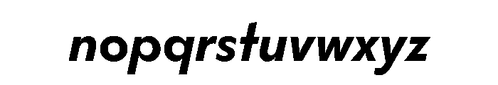 HALMagicLow MediumOblique Font LOWERCASE