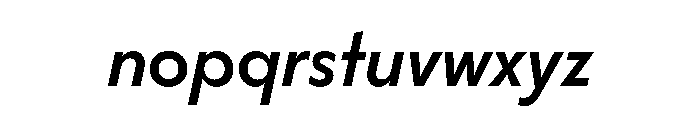 HALMagicLow RegularOblique Font LOWERCASE