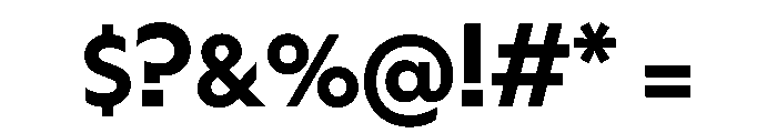 HALMagicMid Bold Font OTHER CHARS