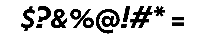 HALMagicMid BoldOblique Font OTHER CHARS