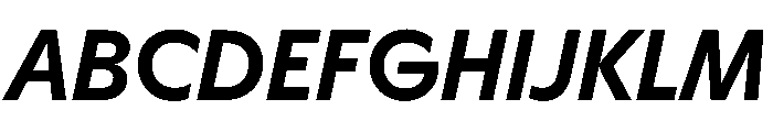 HALMagicMid BoldOblique Font UPPERCASE