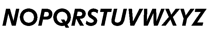 HALMagicMid BoldOblique Font UPPERCASE