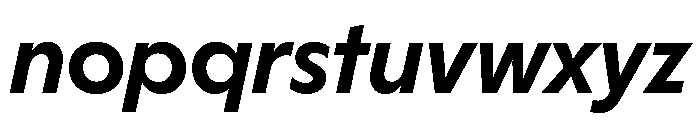 HALMagicMid BoldOblique Font LOWERCASE