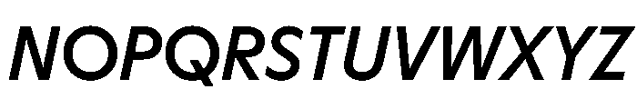HALMagicMid MediumOblique Font UPPERCASE