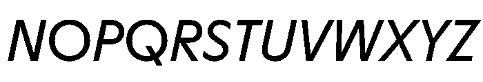HALMagicMid RegularOblique Font UPPERCASE
