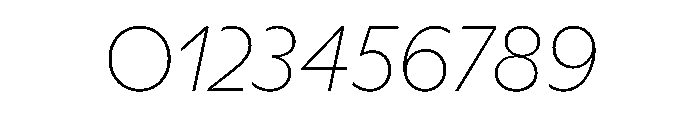 HALMagicMid ThinOblique Font OTHER CHARS