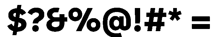 HALMatex Bold Font OTHER CHARS