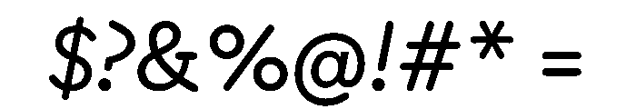 HALRepost RegularItalic Font OTHER CHARS