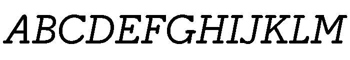 HALRepost RegularItalic Font UPPERCASE