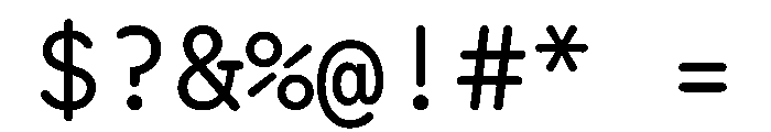 HALRepostMono Regular Font OTHER CHARS