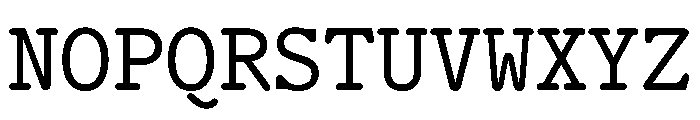 HALRepostMono Regular Font UPPERCASE