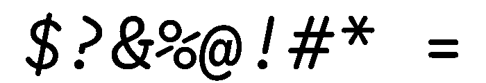 HALRepostMono RegularItalic Font OTHER CHARS