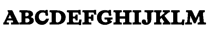 HALTimezone Black Font UPPERCASE
