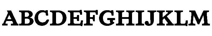 HALTimezone Bold Font UPPERCASE