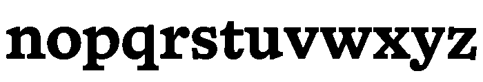 HALTimezone Bold Font LOWERCASE