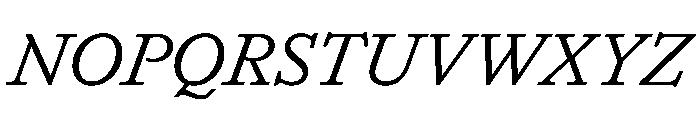 HALTimezone BookItalic Font UPPERCASE