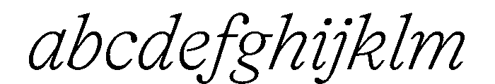 HALTimezone LightItalic FONT