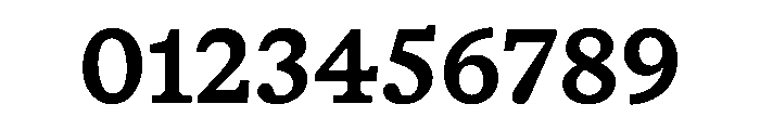 HALTimezone Medium Font OTHER CHARS