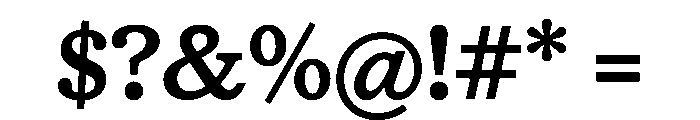 HALTimezone Medium Font OTHER CHARS