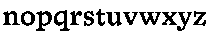 HALTimezone Medium Font LOWERCASE
