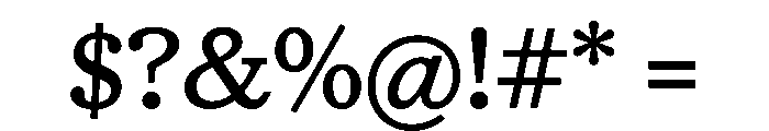 HALTimezone Regular Font OTHER CHARS